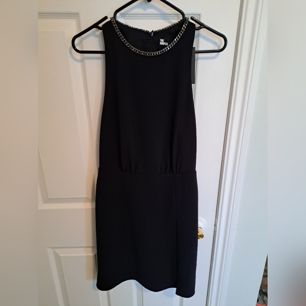 The Kooples Embellished Halter Mini Dress